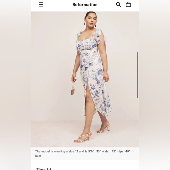 Reformation Dresses & Skirts - Reformation twilight Lucerne dress BNWT 12